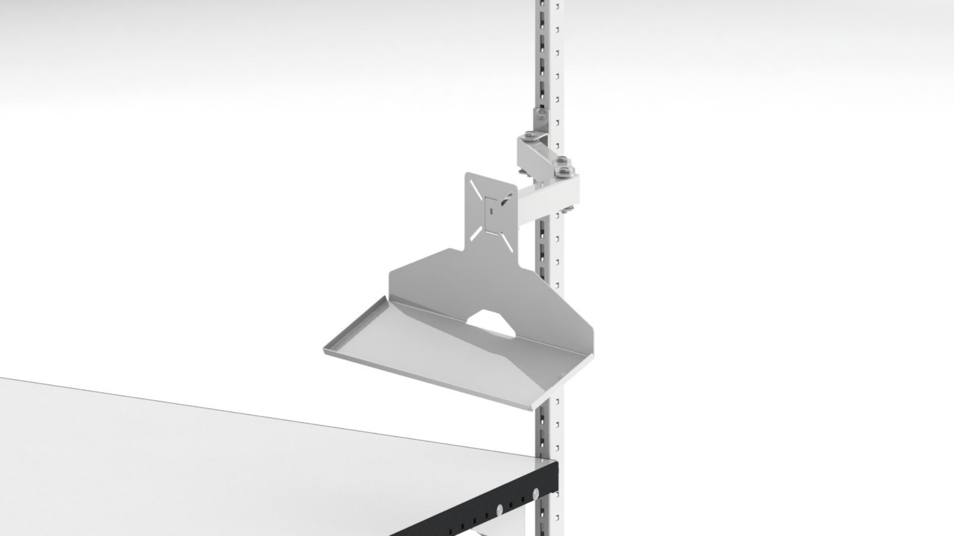 support-ecran-clavier-sur-bras-articule-ergologic