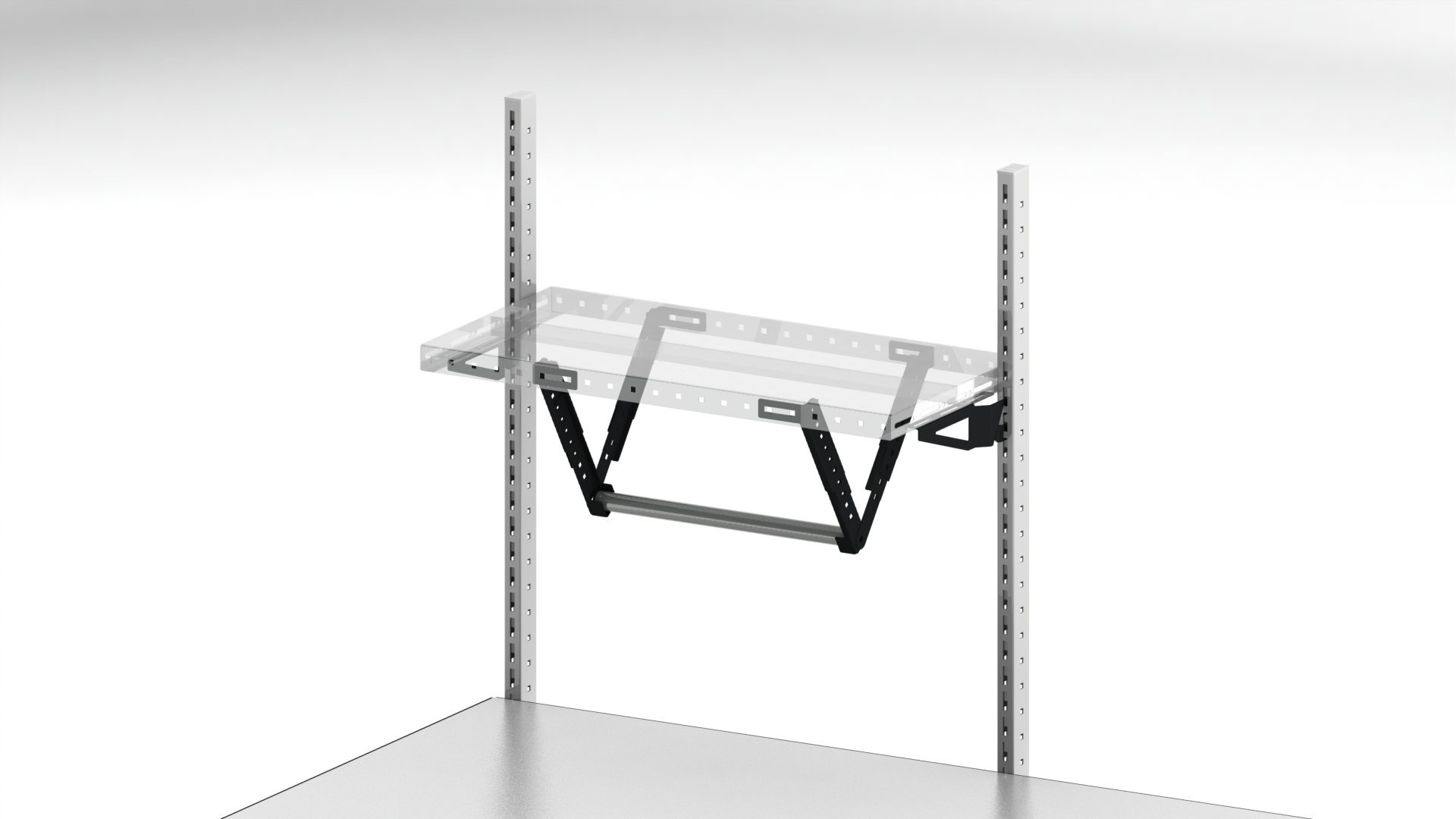 support-rouleau-sous-etagere-ergologic