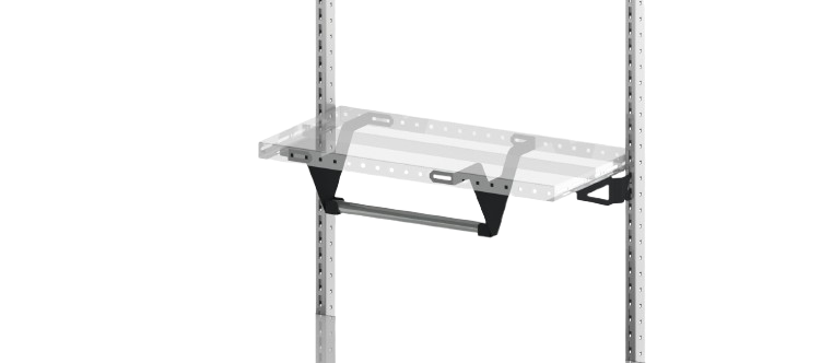 support-rouleau-sous-etagere