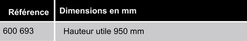 references-montants-950-mm-ergologic