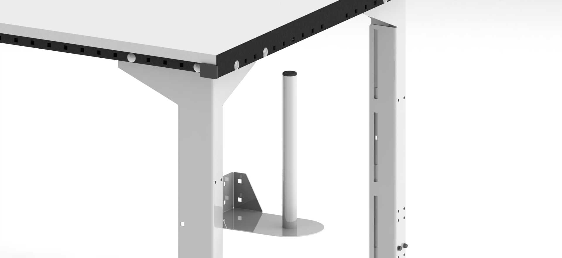 Support pour rouleau film à palette