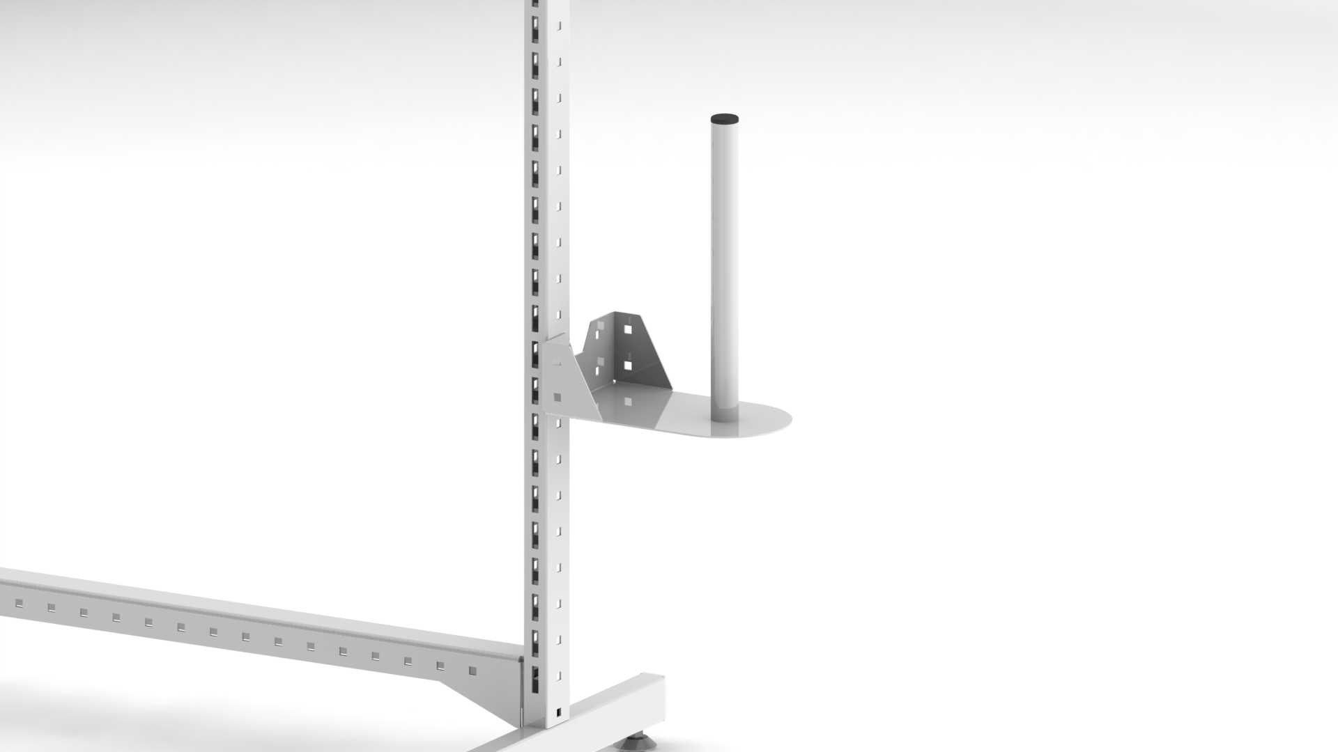 Support pour rouleau film à palette pour stands/chariots