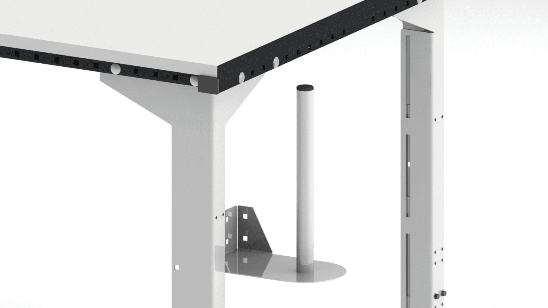 Support pour rouleau film à  palette