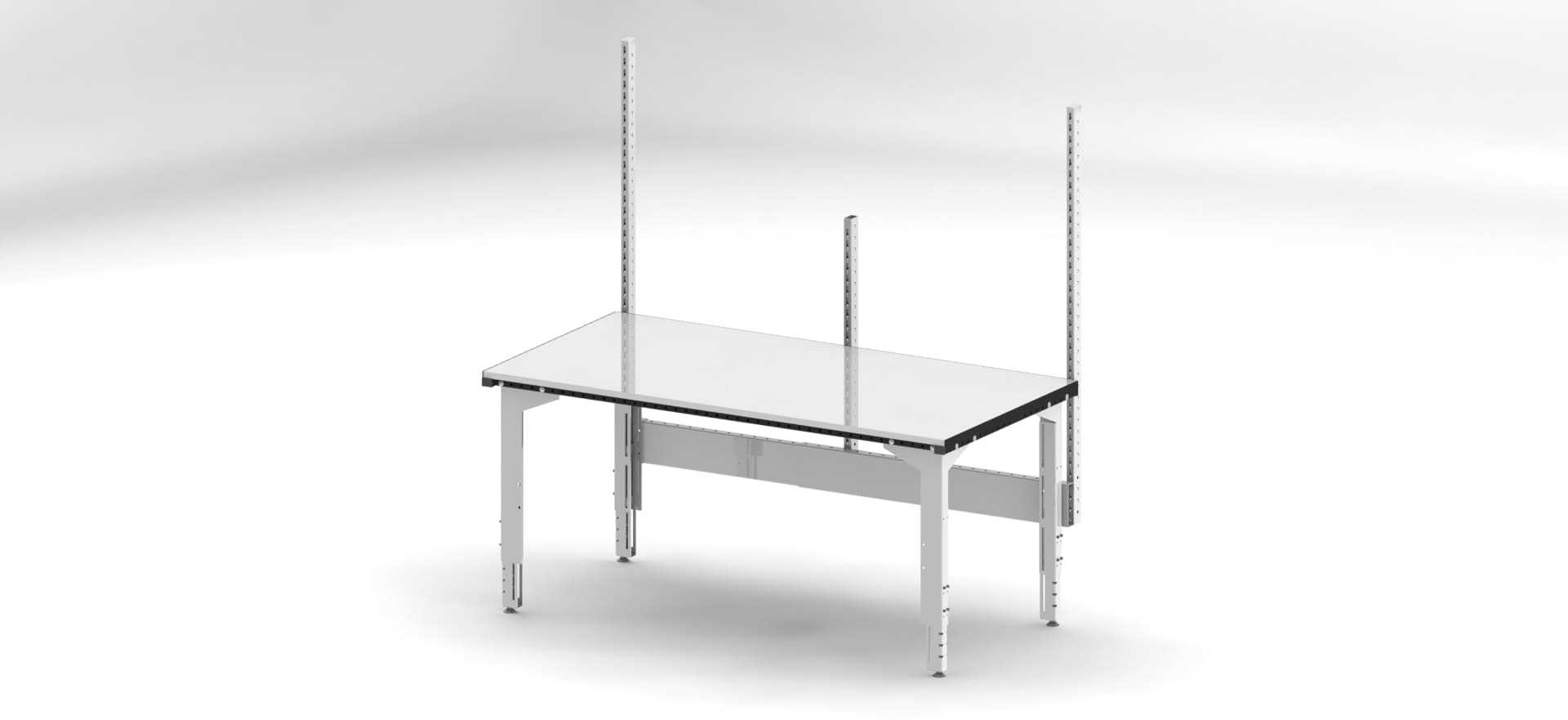 Montants 950 mm avec montant intermédiaire 550  mm