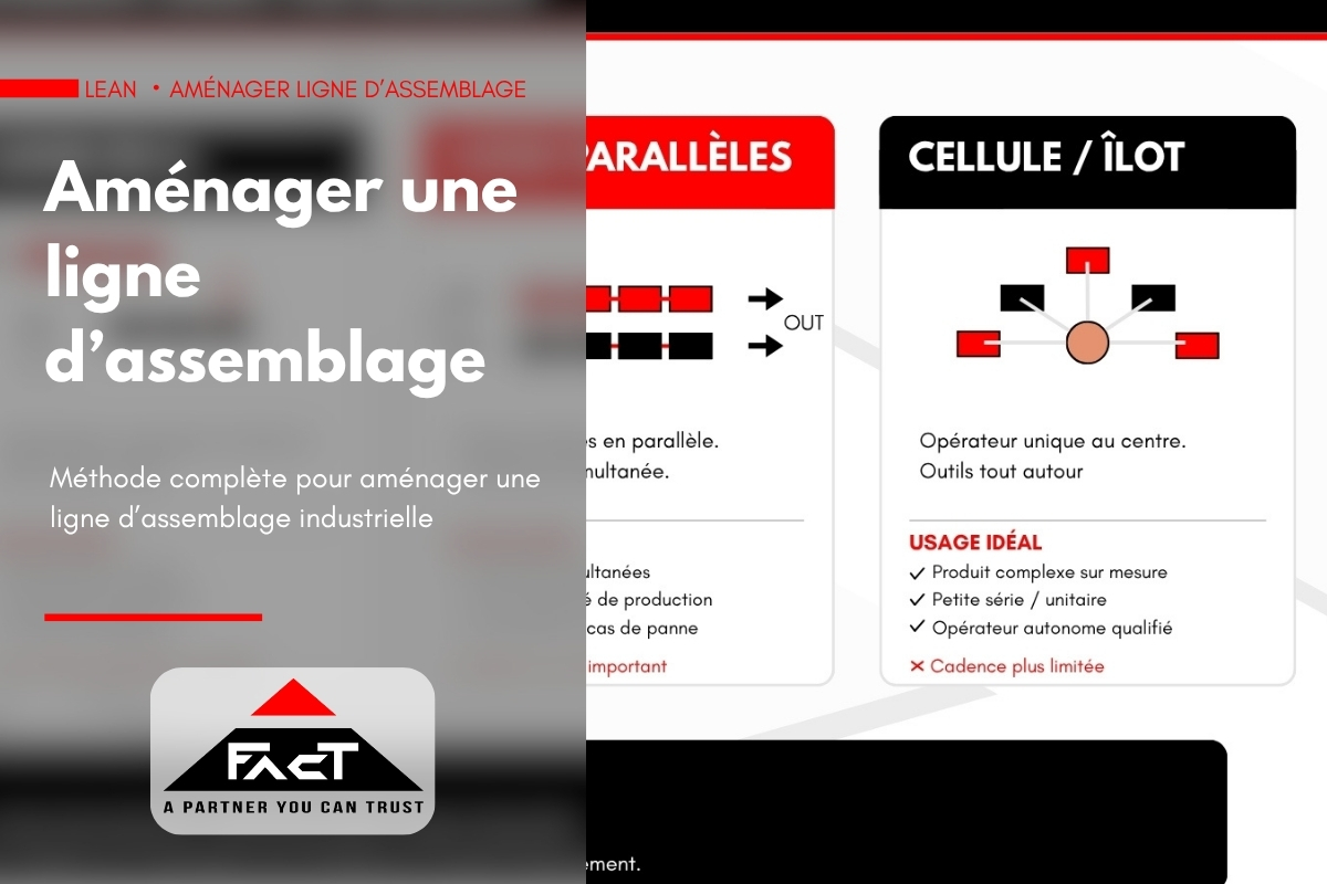 Aménager une ligne d'assemblage performante : méthode et bonnes pratiques